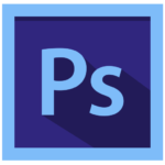 Adobe Photoshop Logo used for photo Editing and Graphic Design